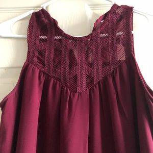 Burgundy Dress